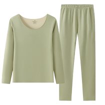 Seamless thermal underwear for women plus velvet and thickening Defa thermal inner wear womens bottoming autumn clothes and autumn trousers suit for autumn and winter