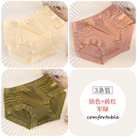 [Голые и удобные 3 установки] Цвет кожи+кирпичный красный+военный зеленый