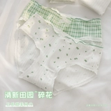 Хлопковое нижнее белье, летние тонкие хлопковые штаны, милая японская школьная юбка для школьников, трусы, средняя посадка