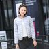 Áo khoác cotton mùa đông mới 2017 nữ ngắn Hàn Quốc áo khoác cotton nhỏ thời trang áo ấm, quần lửng rộng rãi thời trang áo phao nữ Bông