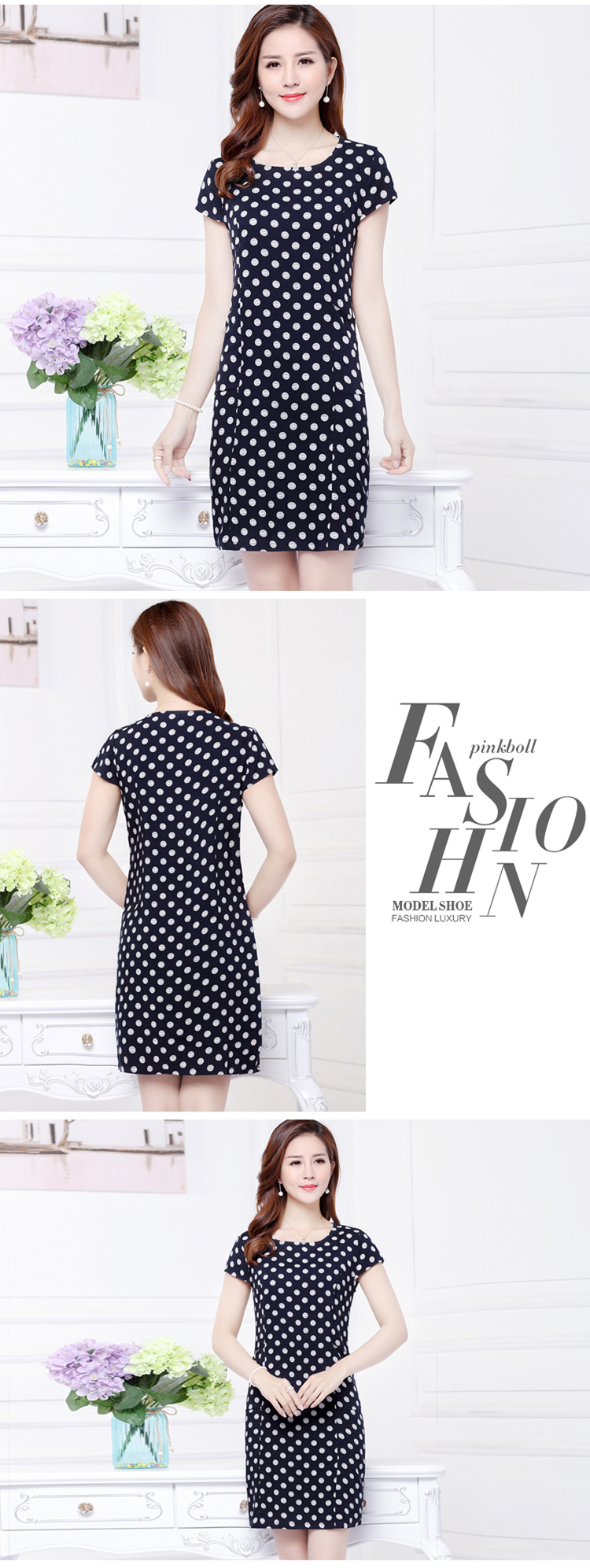 Trung niên và người già bông váy mùa hè cotton lụa nightdress mẹ nạp bông lụa ngắn tay dịch vụ nhà lỏng đồ ngủ