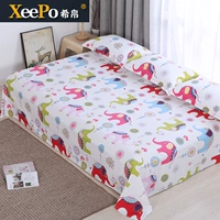 Bông cũ vải thô lớn tấm đơn mảnh 100% cotton dày chiếu đơn đôi đôi tùy chỉnh 3 m - Khăn trải giường ga trải giường mát