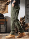 American heavyweight men's new casual pants 2025 spring and autumn retro trendy brand youth straight loose overalls trousers