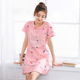 Các tay mùa hè mới womens pajama pajama sasleep tăng váy mùa hè chói tai váy vest cotton womens quần áo về nhà.