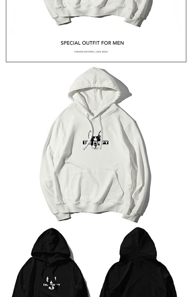 Áo len nam mùa thu 2017 mới đội mũ trùm đầu cho nam với quần dài giản dị áo hoodie rộng