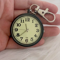 Большой циферблат со светящимся черным корпусом (4 см).