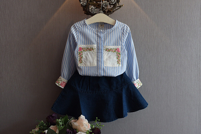 Chemise fille à manche longue - Ref 2086634 Image 6