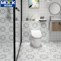 Nordic small tiles retro 200x200 flower pieces kitchen wall tiles toilet balcony toilet porch non-slip floor tiles