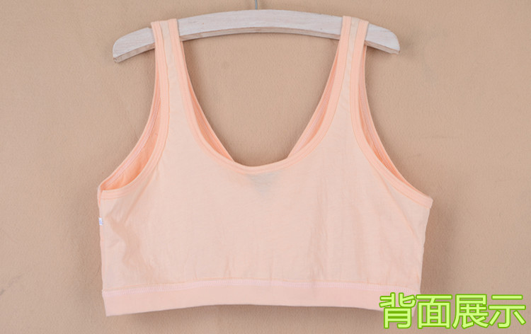 Người trung niên và người cao tuổi không có vòng thép phía trước nút áo ngực phụ nữ cotton kích thước lớn đồ lót mẹ già áo lá cho bé gái