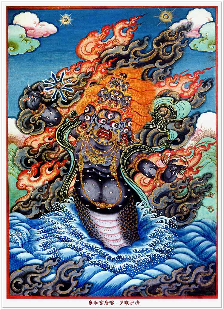 Customize Luo's Hair Care Hair Portrait of La La Ra Hara Buddha painting Ningma Three fundamental hair-protection phase paper plastic packaging