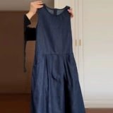 Джинсовая летняя длинная юбка, комплект, эффект подтяжки, подходит для подростков, 2025 года