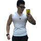 Summer hooded vest men's tight sleeveless t-shirt youth Korean version elastic fitness sweat vest vest vest ແນວໂນ້ມ vest