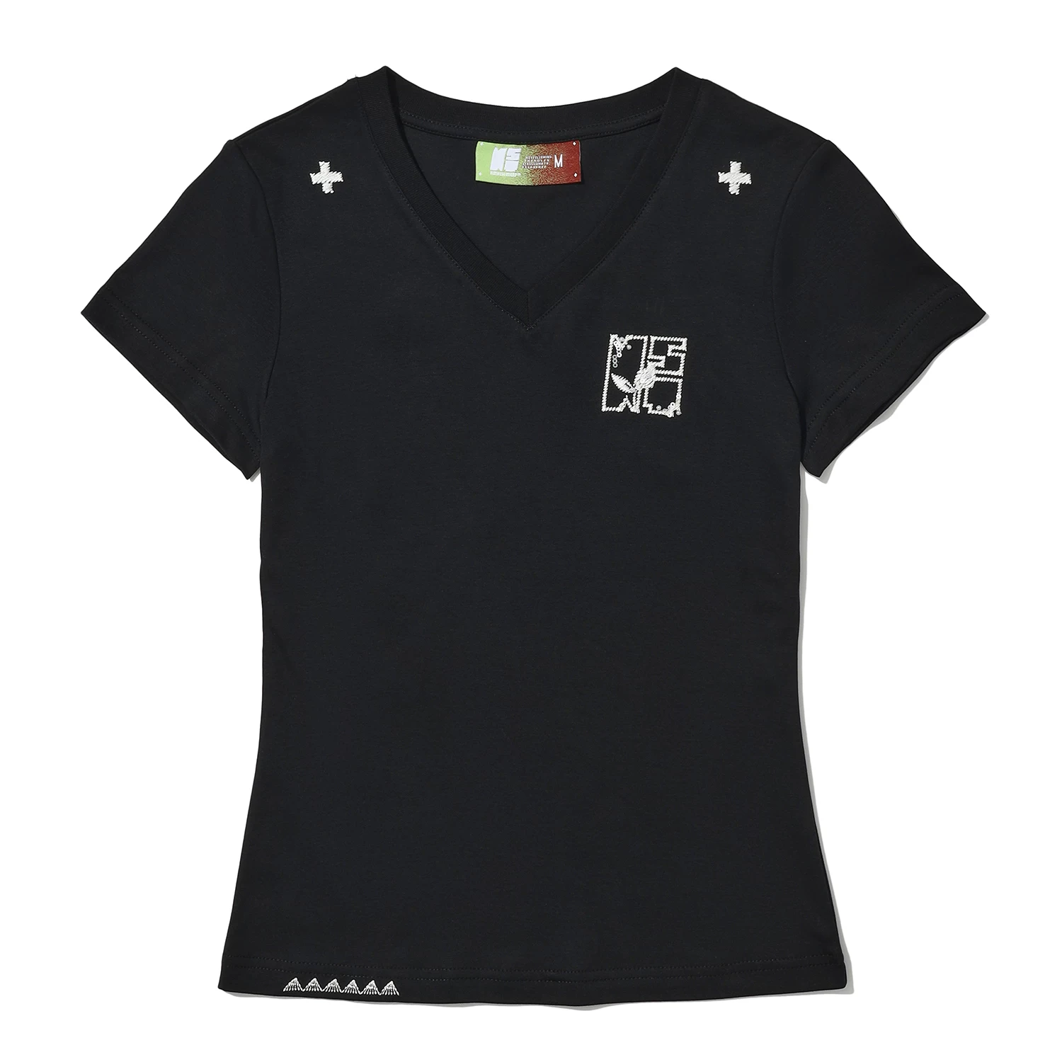 NSTNEW START Летняя футболка с коротким рукавом, V-образный вырез, Slim fit