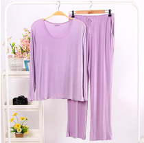 Pure cotton lady autumn Model loose plus large-sleeved sweater long-sleeved sweater pants home dress yoga suit