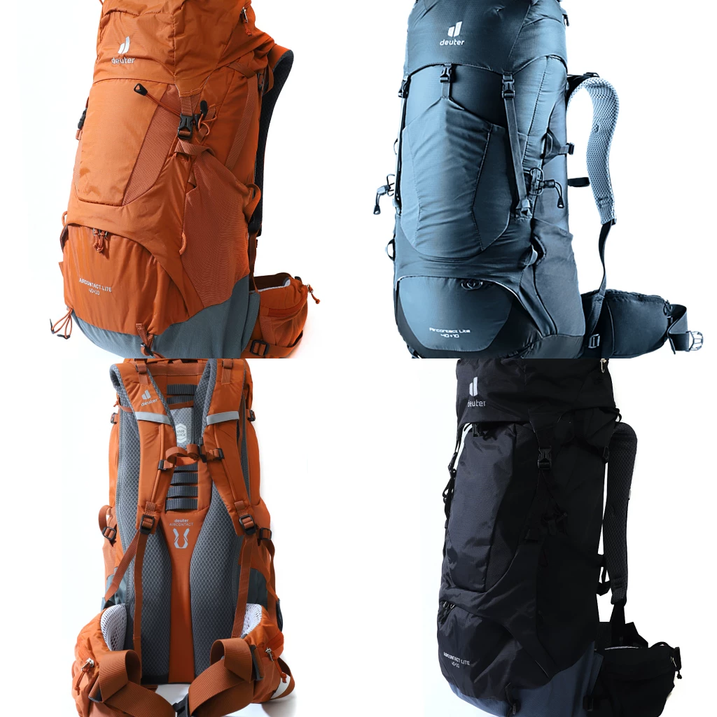 Рюкзак Deuter AirContact Lite 40+10 мужской и женский для походов, походный рюкзак, 3340123