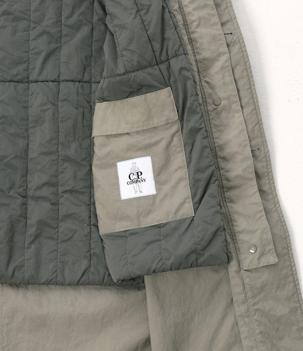 CP COMPANY Twill Long Jacket длинный мужской версия отворот магазин хлопок пальто пальто пальто 19CMOW096A Cpcompany/Compaq 