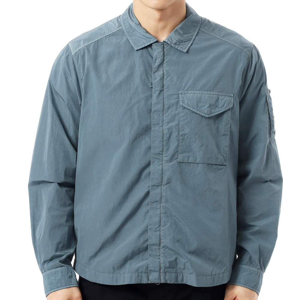 CP COMPANY Chrome-R men's windproof and water-repellent quick-drying zipper shirt jacket 18CMOS095A