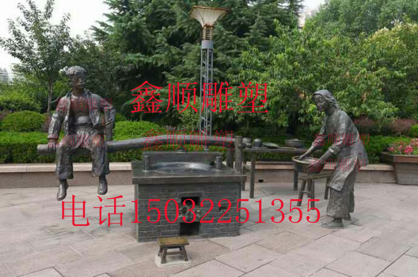 Walking Street Street Snack Sculpture Pasta Restaurant Decoration Sculpture Knife Sharpened Surface Sculpture Catch-up Sculpture catch-up Outward Sculpture