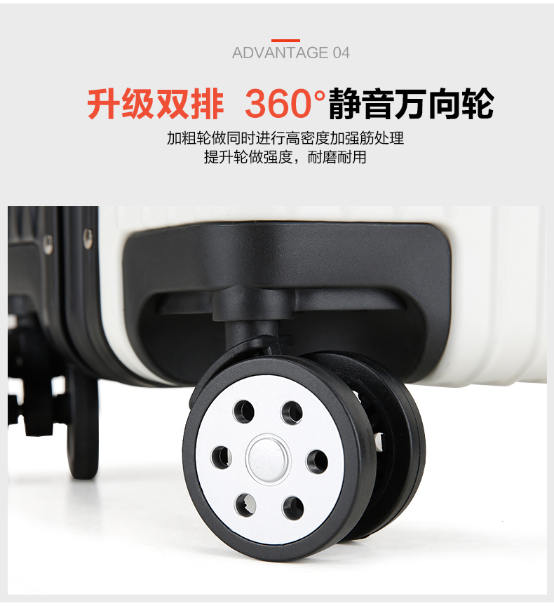 Xe đẩy nữ khung nhôm vạn năng bánh xe mật khẩu du lịch phiên bản Hàn Quốc của vali 24 inch 26 học sinh vali công suất lớn nam - Va li vali samsonite