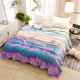Tấm lông cừu dày san hô đơn mảnh dày mùa đông flannel đơn chăn ngắn sang trọng 1,8m giường cộng với nhung nam và nữ thảm nhung trải giường
