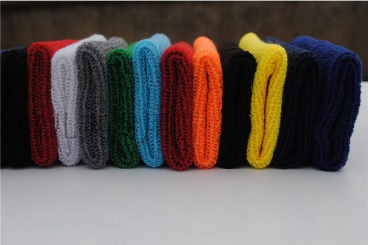 Cotton thể thao khăn dây đeo cổ tay nam giới và phụ nữ thiết kế thời trang khăn bóng rổ mồ hôi chạy headband trẻ em đồ bảo hộ băng đầu gối chính hãng