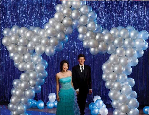 Дождевая занавеска тянуть цветочные украшения продукты для вечеринки по случаю дня рождения