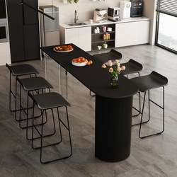 Wall Bar Table For Home Restaurant Nakajima Office Partition Acrylic Company High Bench Table and Chair Combination