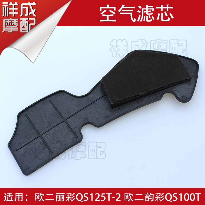 Suitable for Qingqi Suzuki Oueryuncai QS100T Licai QS125T-2 air filter element air filter element