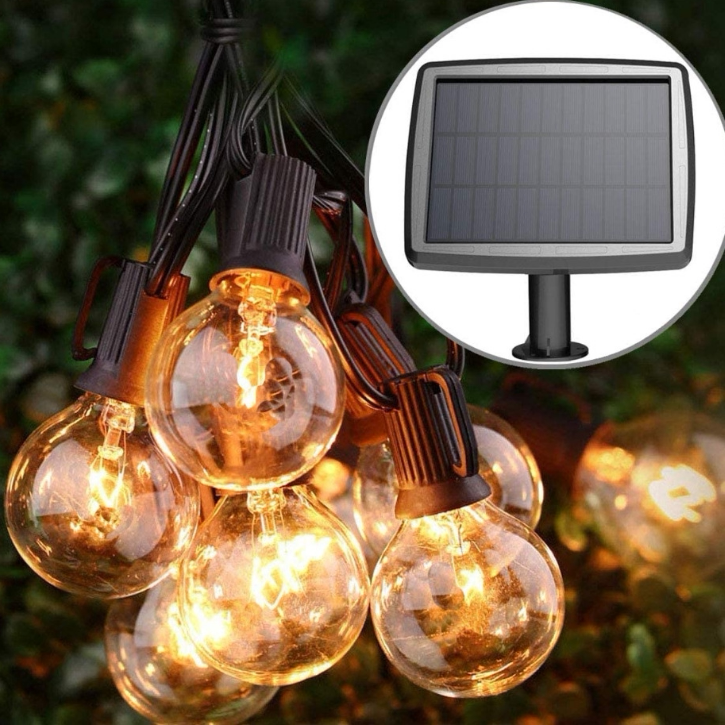 Solar LED bulb strings Courtyard Decorative Lights String Modern Wedding LED Lights Grass Terrace Lamp Bright Outdoor Waterproof
