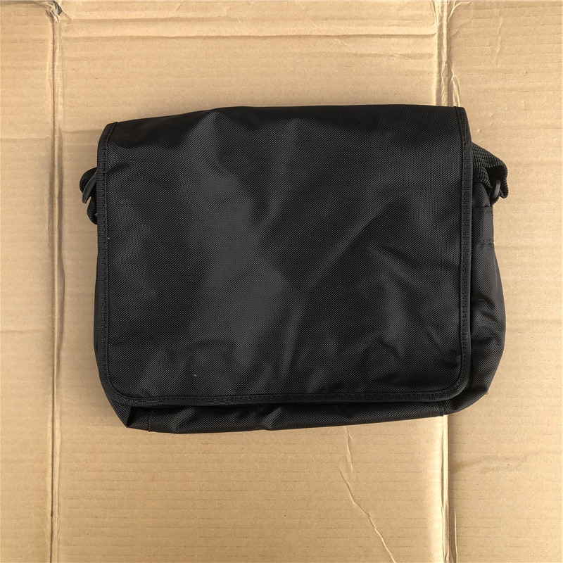 Lost Throw Black Outdoor Practical Single Shoulder Satchel Computer Bag for both men and women