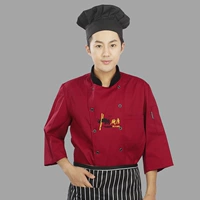 Семь четвертями рукава из бордового (одиночный топ)