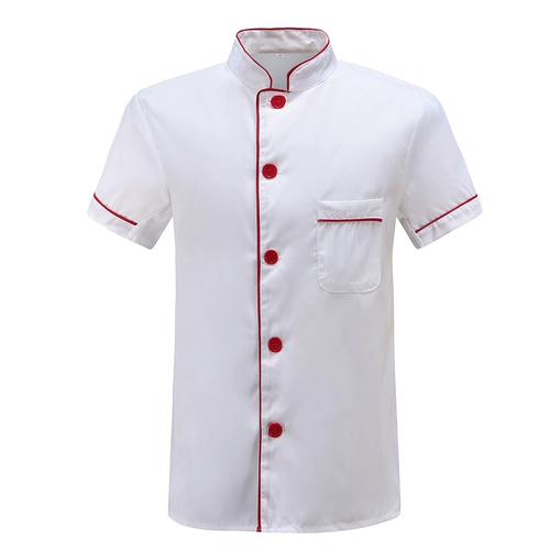 Шеф -повара рабочая одежда Мужская длинная коротка повара с короткими поварами, кухонная одея