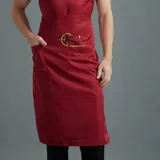 Фартук, красная юбка