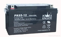 Three-force battery PK65-12 Yuguang battery 12v65AH communication UPS power battery