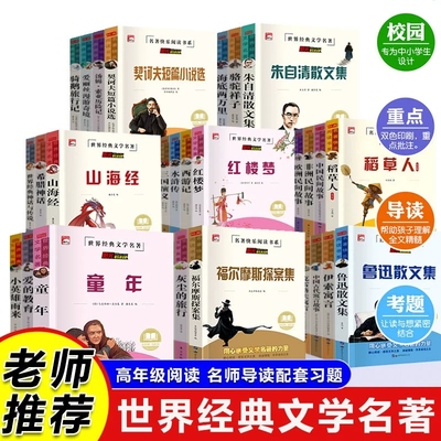 世界经典名著加厚正版配套习题