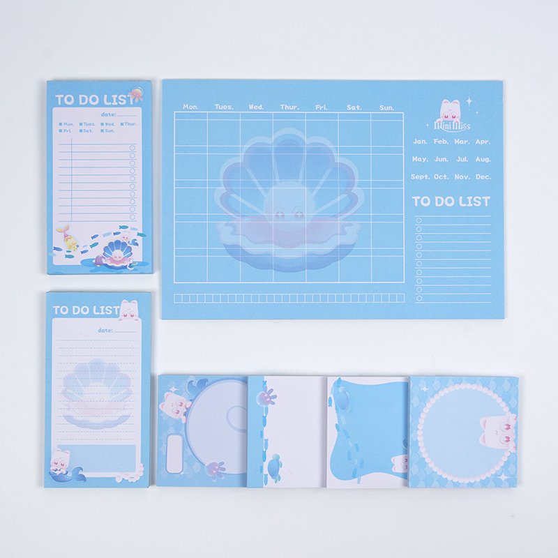 意林文创便签本套装便利贴套装加厚纸张全彩页小众高颜值