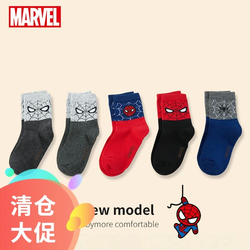 Дисней, детские осенние носки подходит для мужчин и женщин, демисезонные гольфы для школьников, средней длины