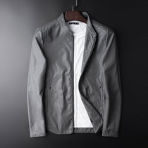 Clearance sale Spring and autumn leather mens short slim Korean version handsome trend motorcycle PU leather jacket mens jacket