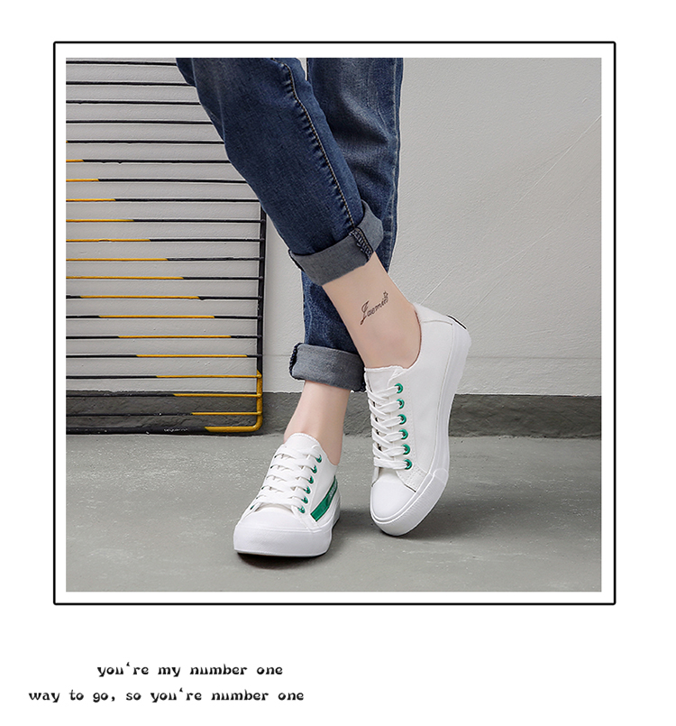 2018 mới lưới màu đỏ in giày vải nữ sinh viên phiên bản Hàn Quốc của Harajuku ulzzang retro cổng gió chic giày thể thao nữ đẹp