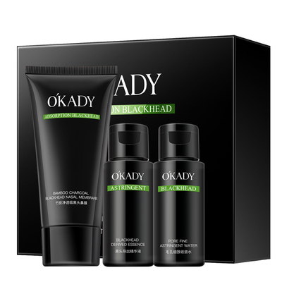 OKADY 竹炭吸黑头三件套