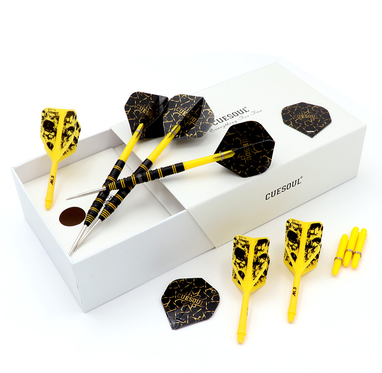 CUESOUL Challenge Series Bộ kim phi tiêu AK5 Một chiếc lá phi tiêu Gửi nylon Cây gậy phi tiêu - Darts / Table football / Giải trí trong nhà phi tiêu gỗ