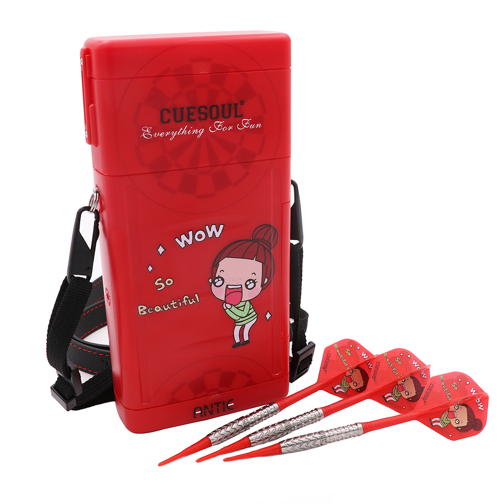 CUESOUL AK5 tail wing personality creative dart box case professional grade club tungsten steel dart set