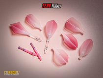CUESOUL Q veterinary professional competition AK4 rotary pink gradient tail AK7 spring dart pole dart leaf