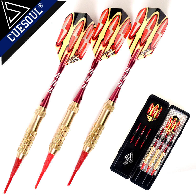CUESOUL 3 sticks 14g professional competition level bar darts aluminum dart shaft anti-fall flying standard needle box set