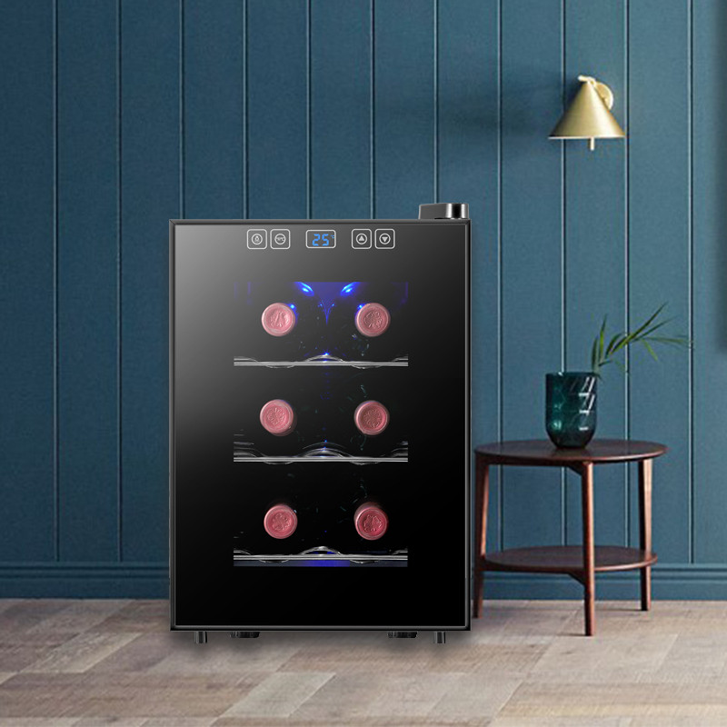 VNICE VN-8T small red wine cabinet constant temperature wine cabinet home electronic smart tea refrigerator small wine cabinet