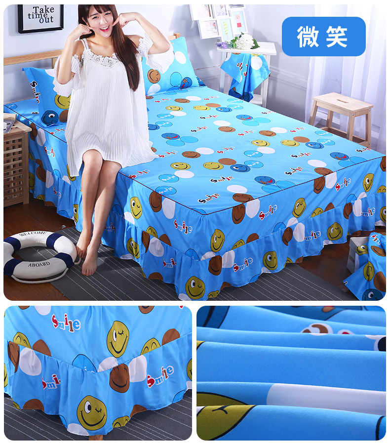 Tháng Man Simmons Bedspread Bed Dress Bed Đặt mảnh duy nhất Hàn Quốc công chúa Bed Sheet Sheets 笠 1.8 1,5 2,0 m