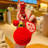 Apple, трикотажный брелок ручной работы, защитный амулет