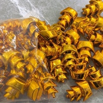 Chaoshan Sugar Tower Folded Tower Flower Basket Decorations Triple Gold Dollar Treasure materials Plastic DIY Decorative Supplies