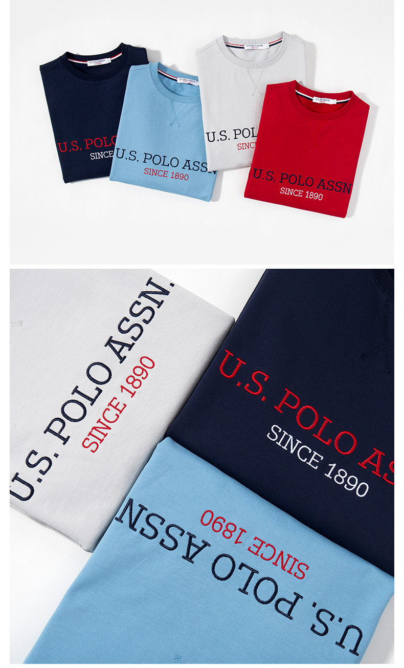 U.S. POLO ASSN 男美式休闲纯棉卫衣 图5