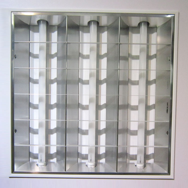 NVC Lighting LED matte aluminum grille lamp panel NDL417T8 embedded 300*600*600*1200 lamp panel
